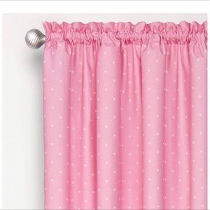 Pair of Pink Light Blocking Curtain Panels - 84”